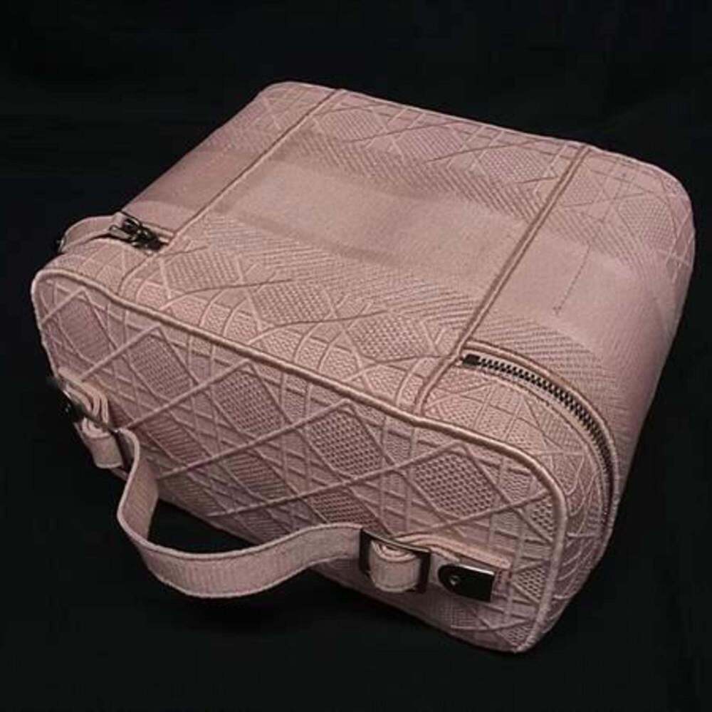 CHRISTIAN DIOR Pink Canvas Shoulder Bag - Picture 4 of 6
